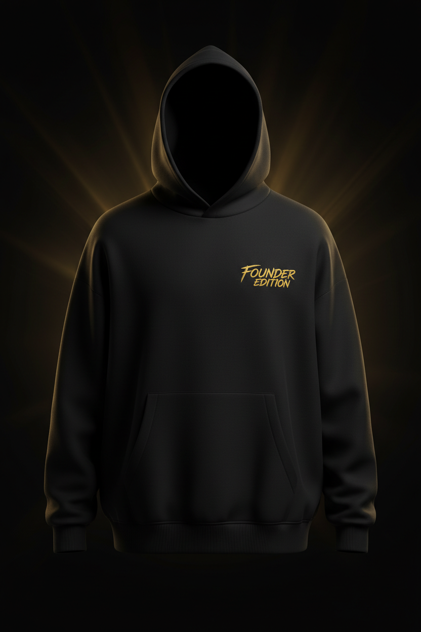 SANZAVEEDUQUER Founder Hoodie Mockup