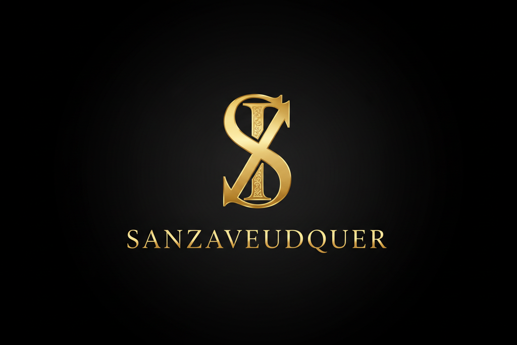 SANZAVEEDUQUER Logo with Brand Name